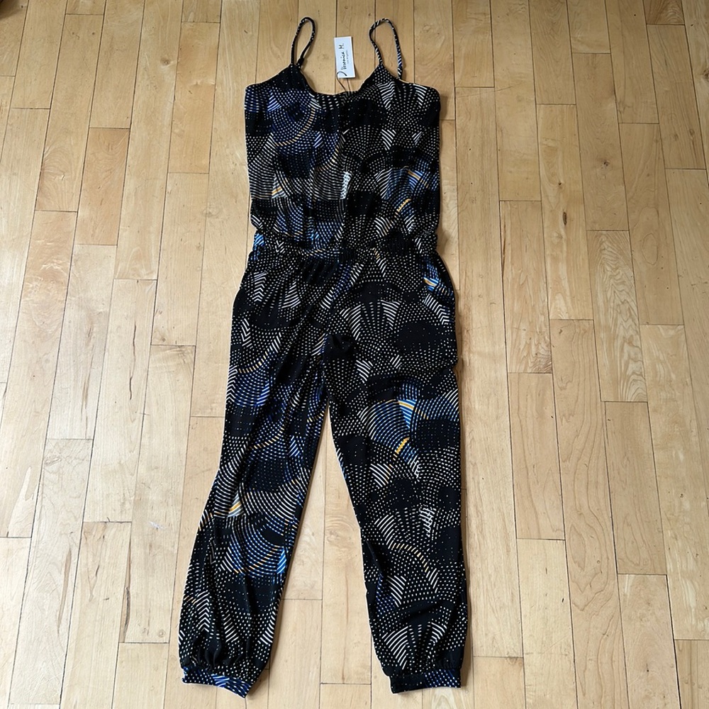 Brand new, Veronica M, jogger-style, cropped length jumpsuit